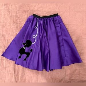 Purple Poodle Skirt